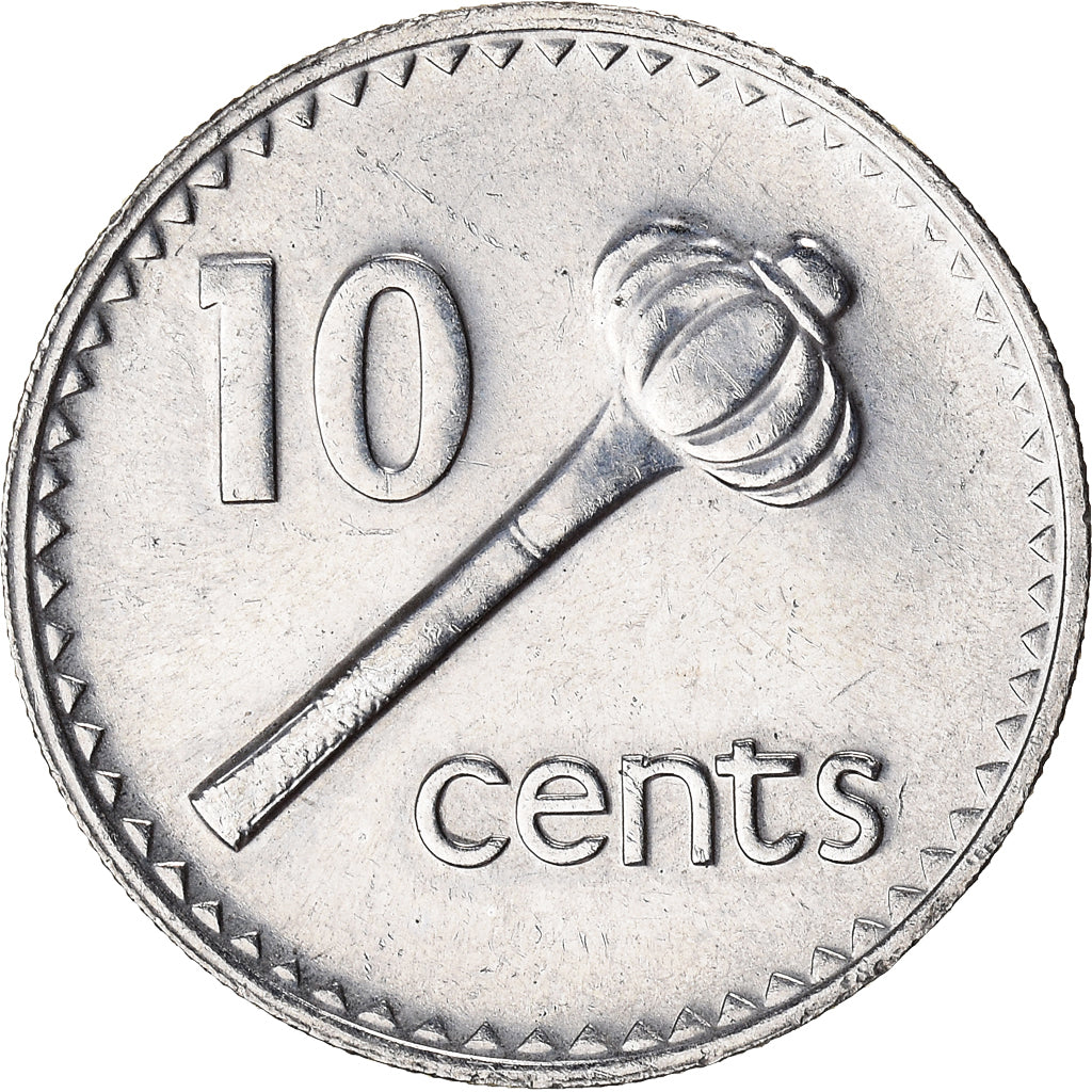Coin, Fiji, 10 Cents, 1994