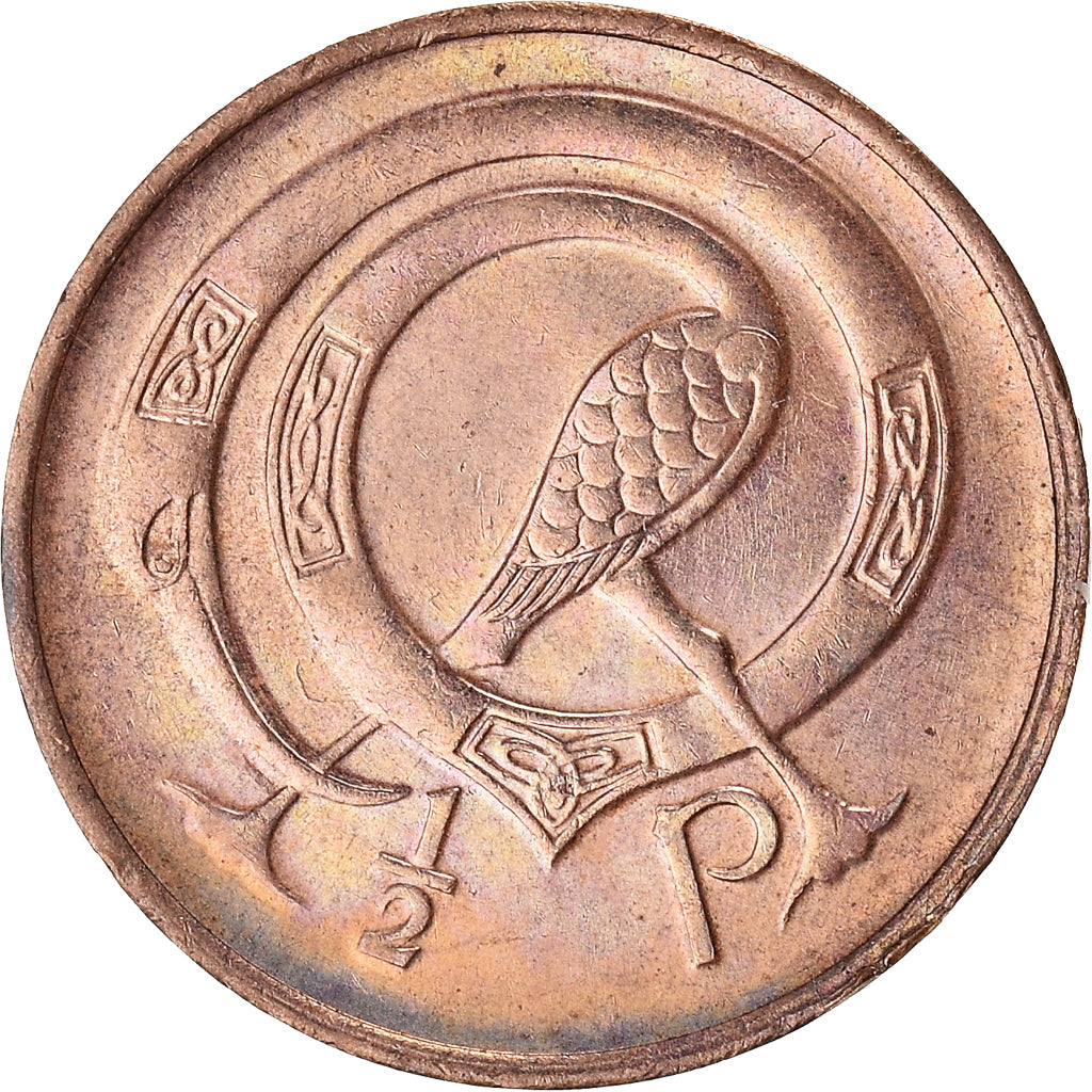 Moneta, REPUBLIKA IRLANDII, 1/2 Penny, 1980