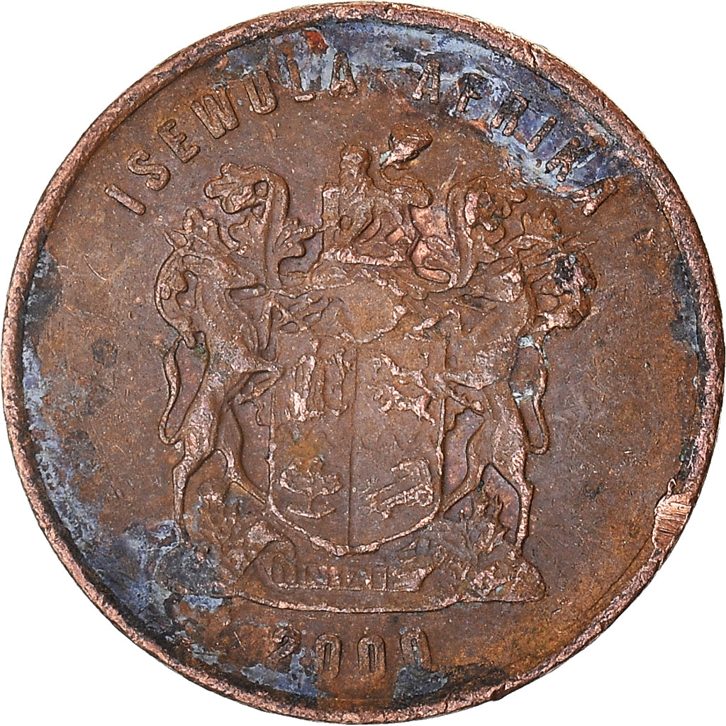 Münze, Südafrika, Cent, 2000