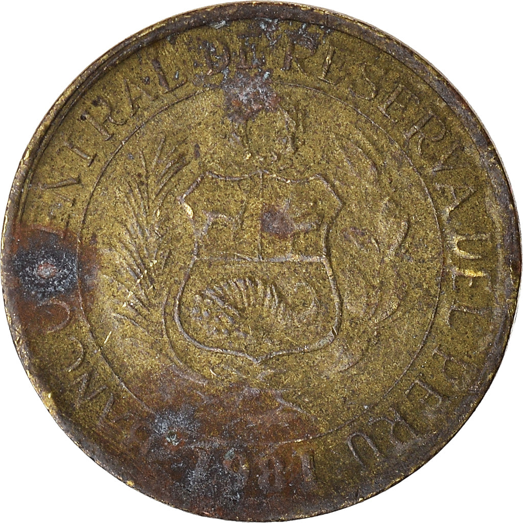 Moneta, Perù, Sol, 1981