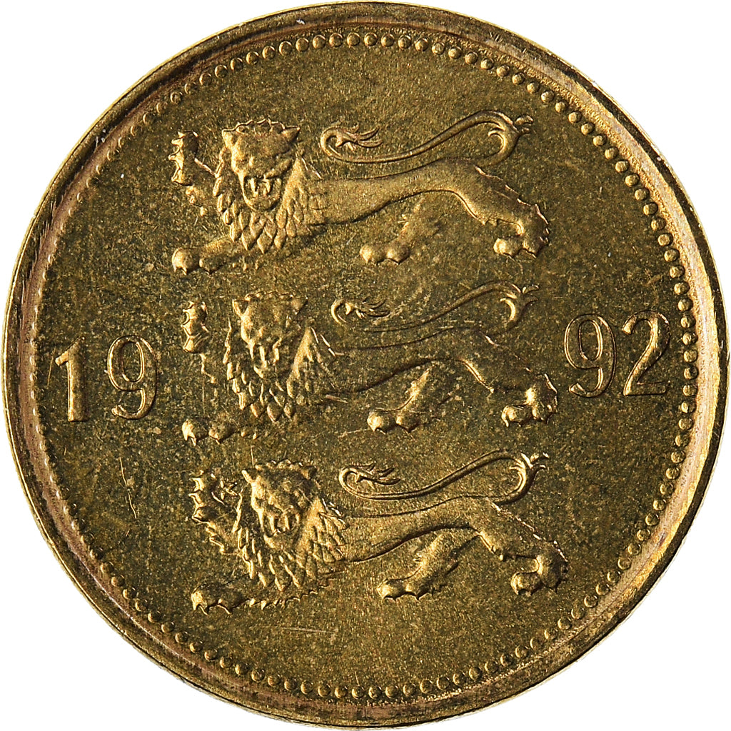 Moeda, Estónia, 50 Senti, 1992