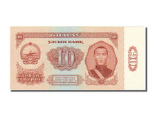 Geldschein, Mongolei, 10 Tugrik, 1966, UNZ