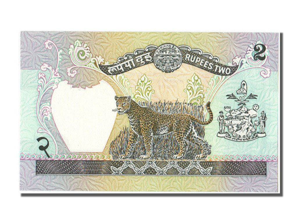 Banconote, Nepal, 2 Rupees, 1981, FDS