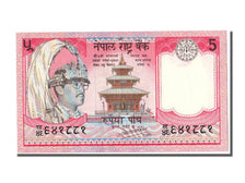 Geldschein, Nepal, 5 Rupees, 1987, UNZ