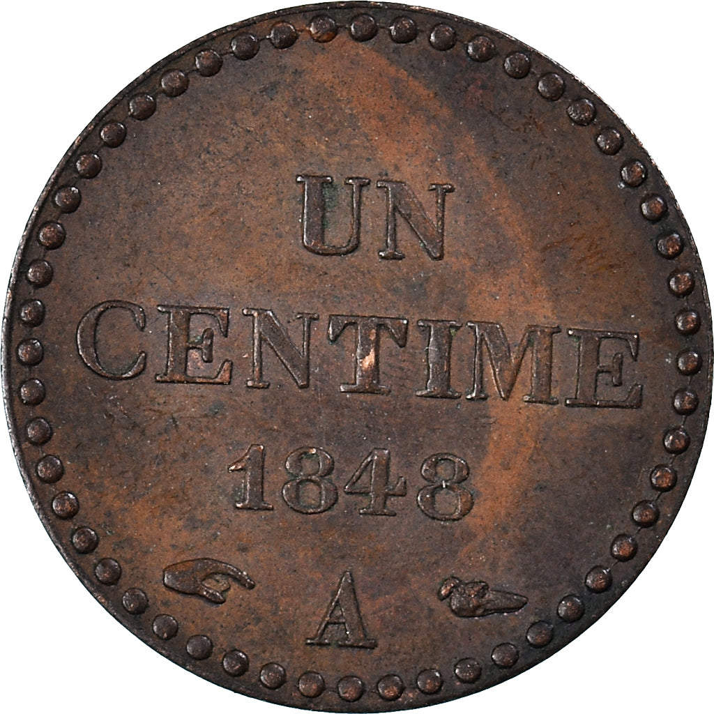 Coin, France, Centime, 1848
