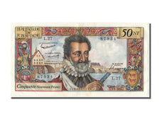 Banknot, Francja, 50 Nouveaux Francs, Henri IV, 1959, 1959-09-03, UNC(60-62)