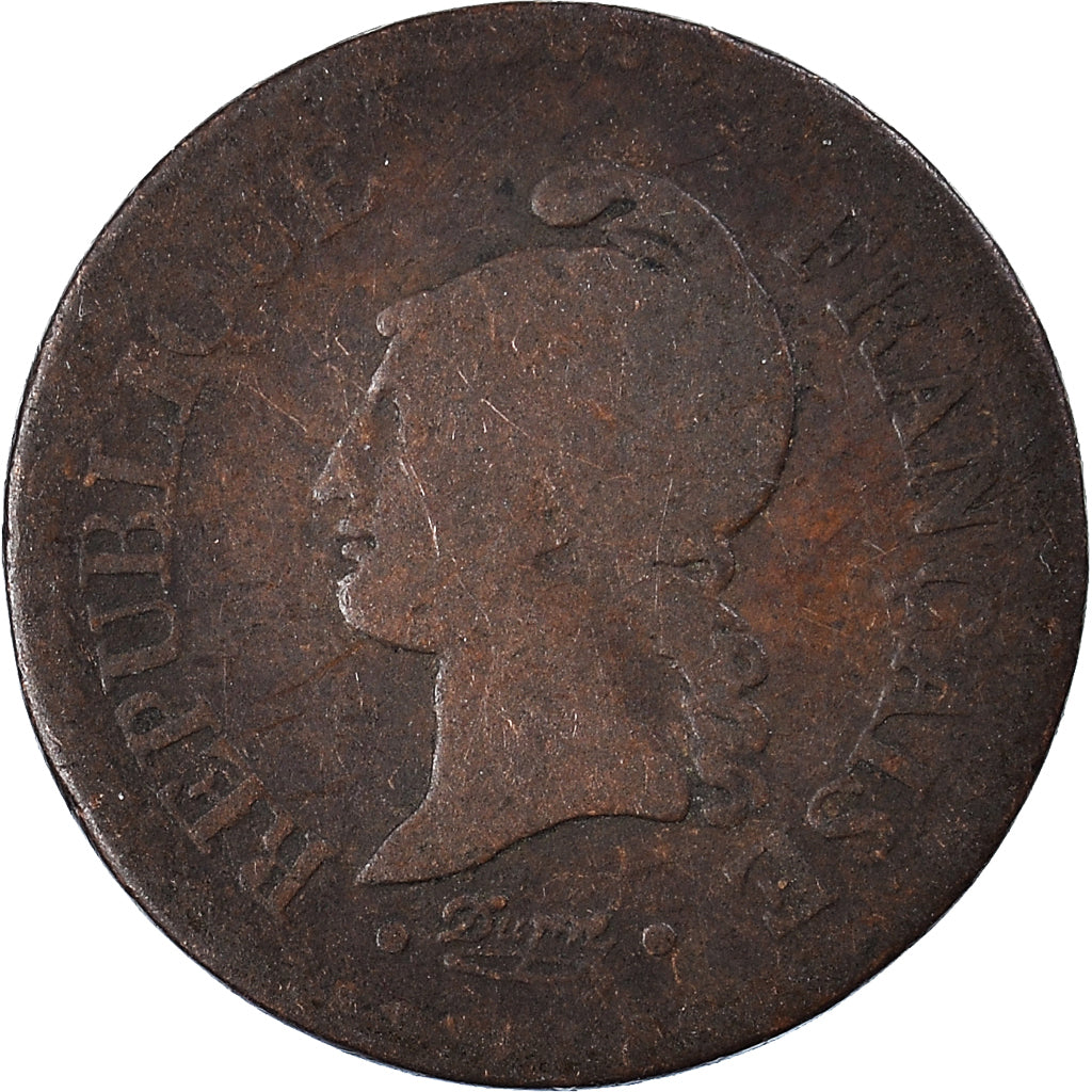 Münze, Frankreich, Centime, 1848