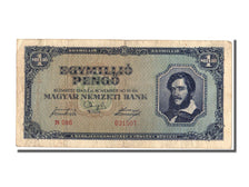 Banknote, Hungary, 1,000,000 Pengö, 1945, 1945-11-16, EF(40-45)