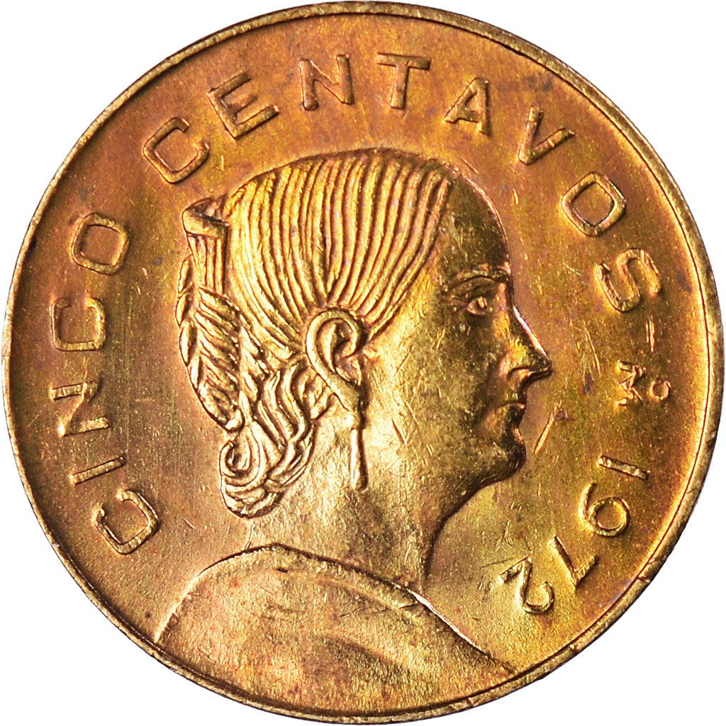 Moneta, Messico, 5 Centavos, 1972