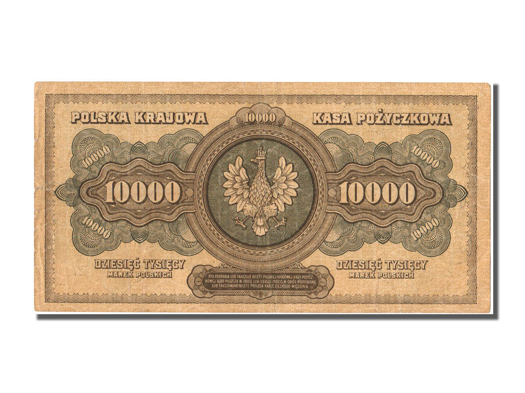 Billete, 10,000 Marek, 1922, Polonia, 1922-03-11, MBC+