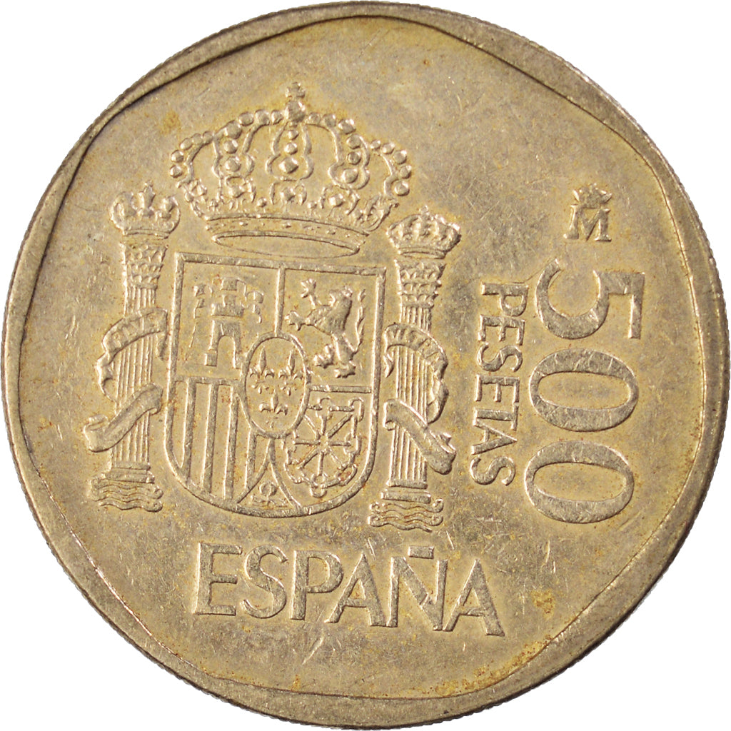 Münze, Spanien, 500 Pesetas, 1989