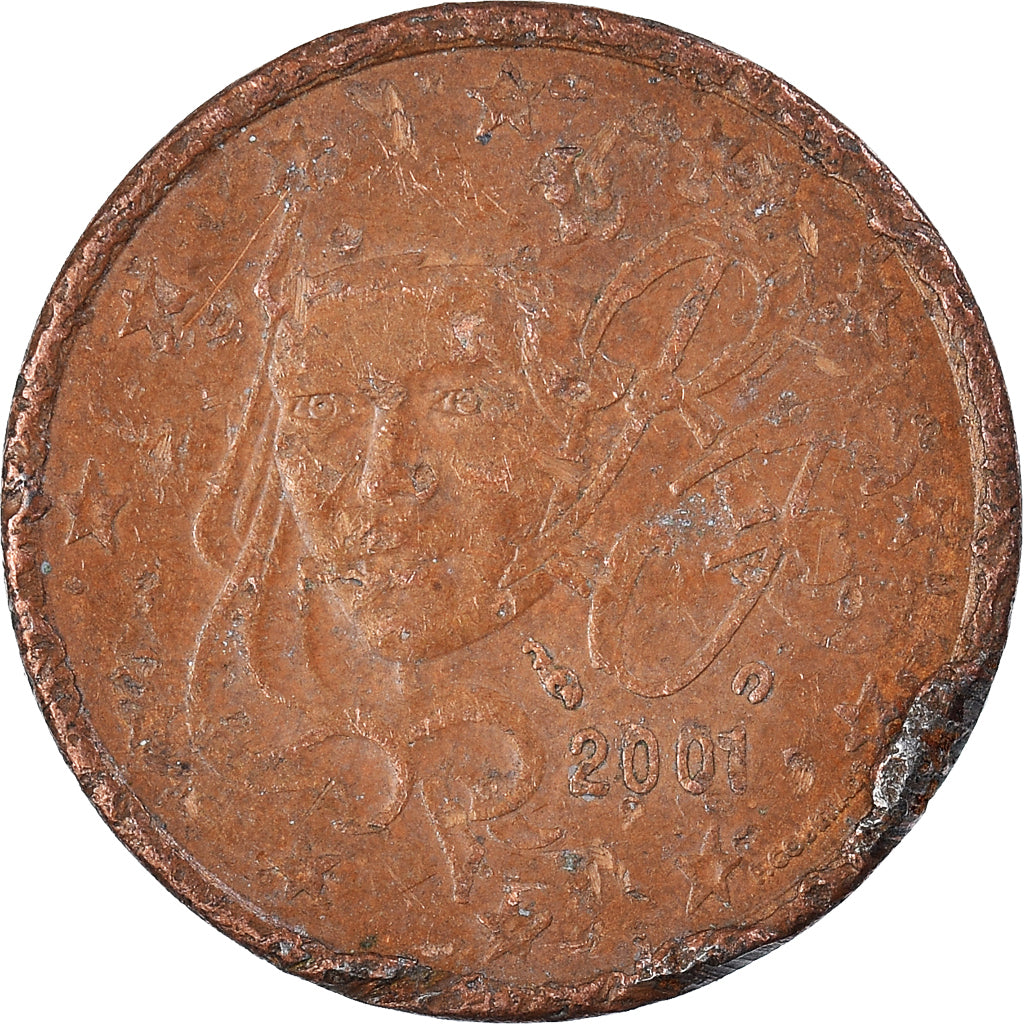 Coin, France, 5 Euro Cent, 2001