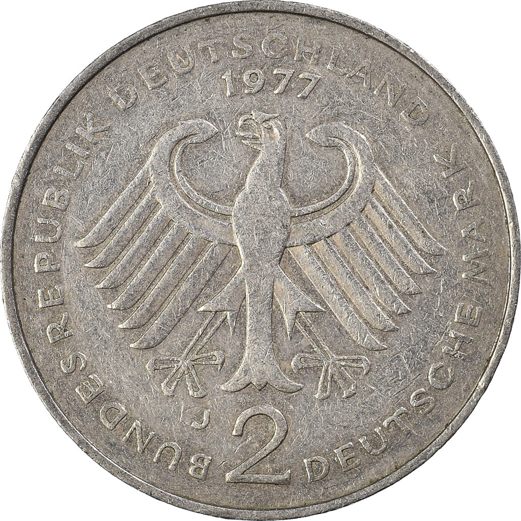 Coin, GERMANY - FEDERAL REPUBLIC, 2 Mark, 1977