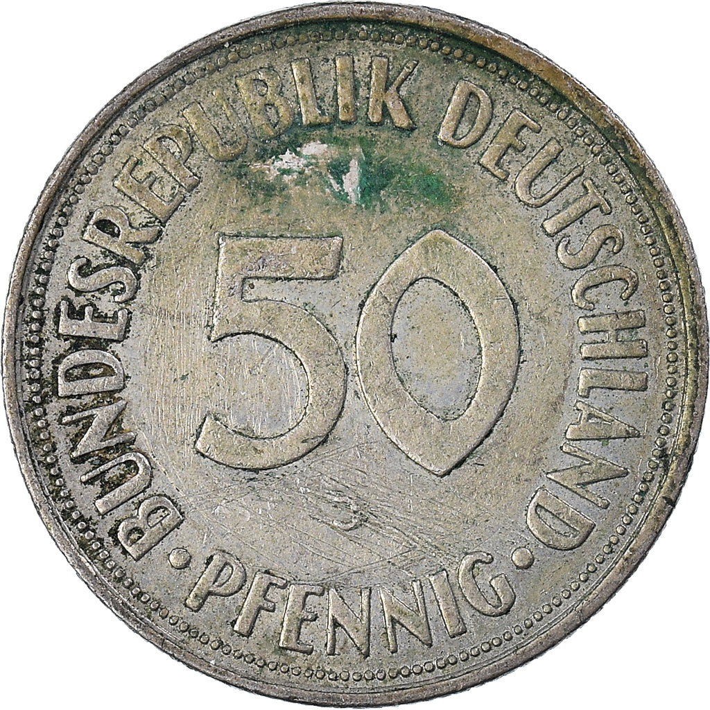 Münze, Bundesrepublik Deutschland, 50 Pfennig, 1969