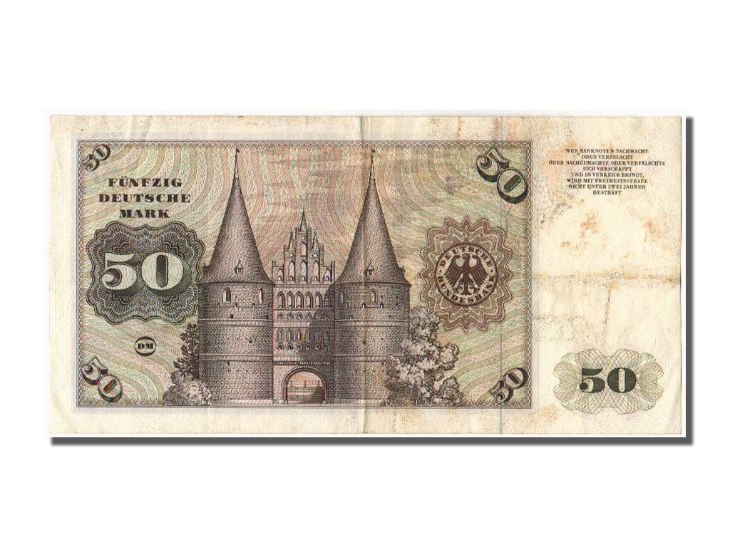 Banknote, GERMANY - FEDERAL REPUBLIC, 50 Deutsche Mark, 1977, 1977-06-01