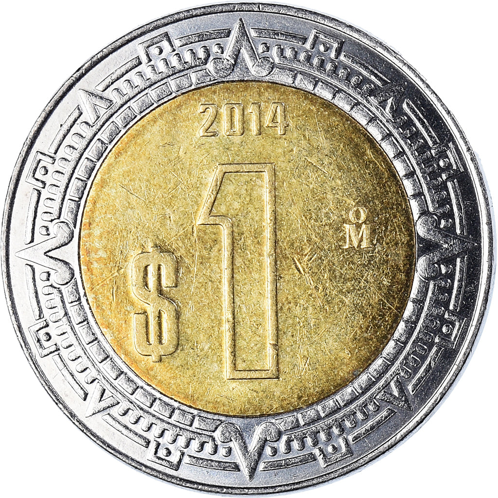 Moeda, México, Peso, 2014