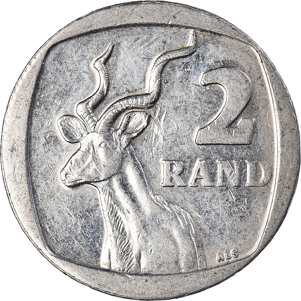 Moneta, Sudafrica, 2 Rand, 2007