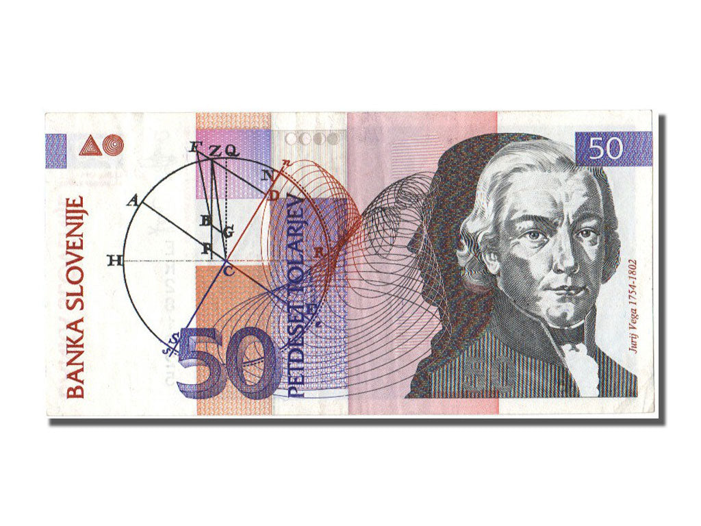 Billet, Slovénie, 50 Tolarjev, 1992, 1992-01-15, SUP+