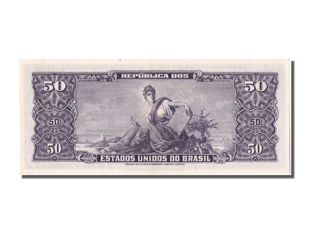 Banknote, Brazil, 5 Centavos on 50 Cruzeiros, 1966, UNC(65-70)