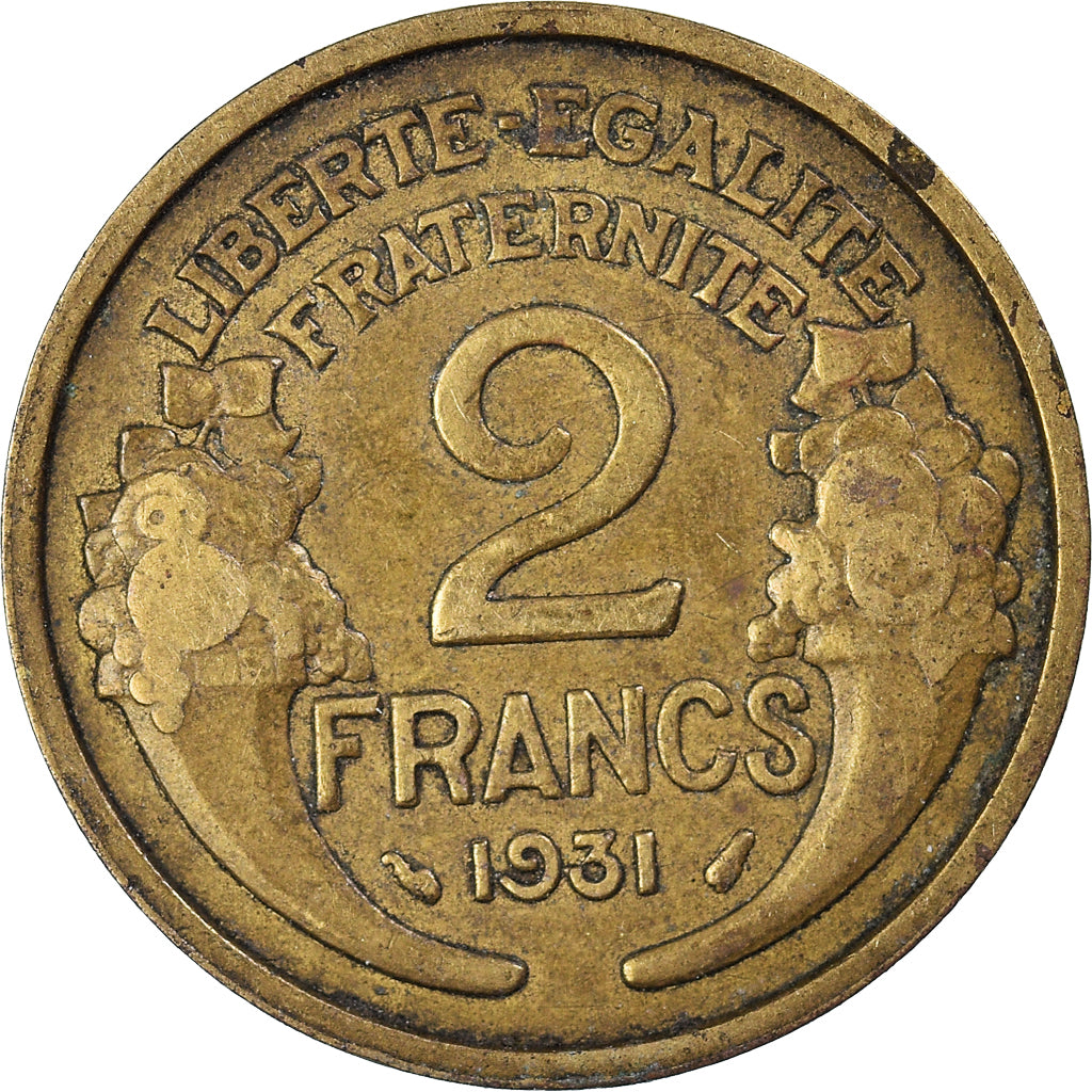 Moneta, Francja, 2 Francs, 1931