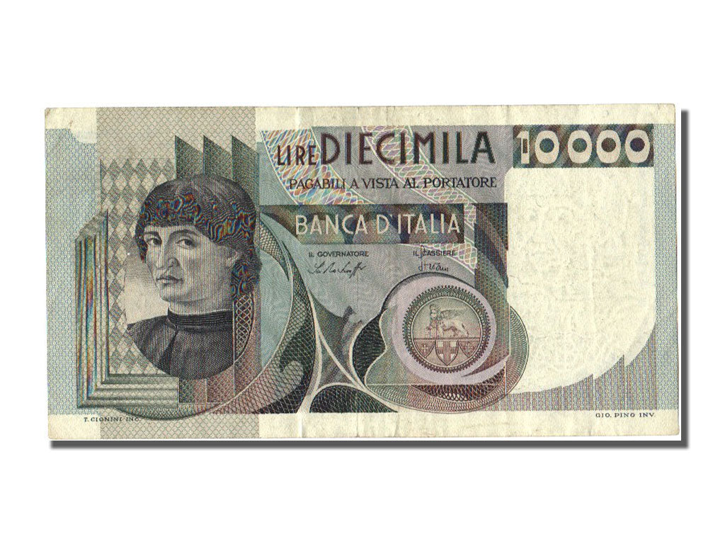Banknote, Italy, 10,000 Lire, 1976, 1976-11-30, EF(40-45)