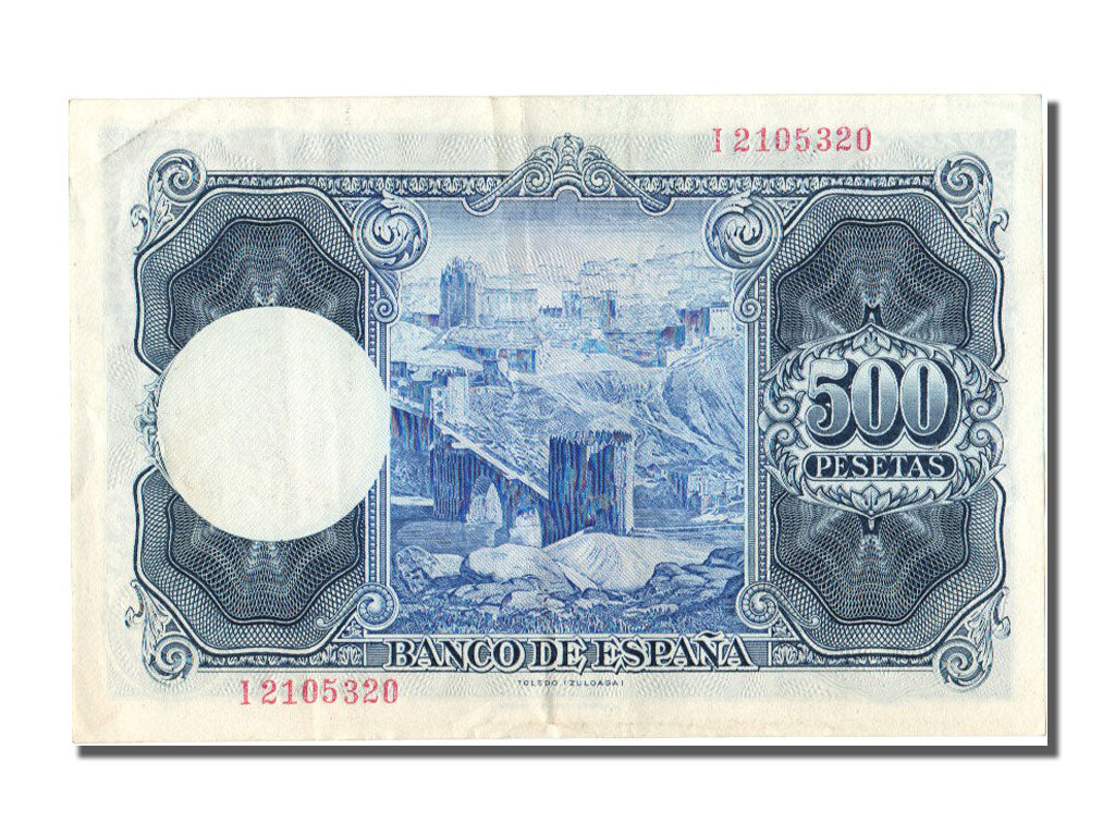 Billete, 500 Pesetas, 1954, España, 1954-07-22, MBC+