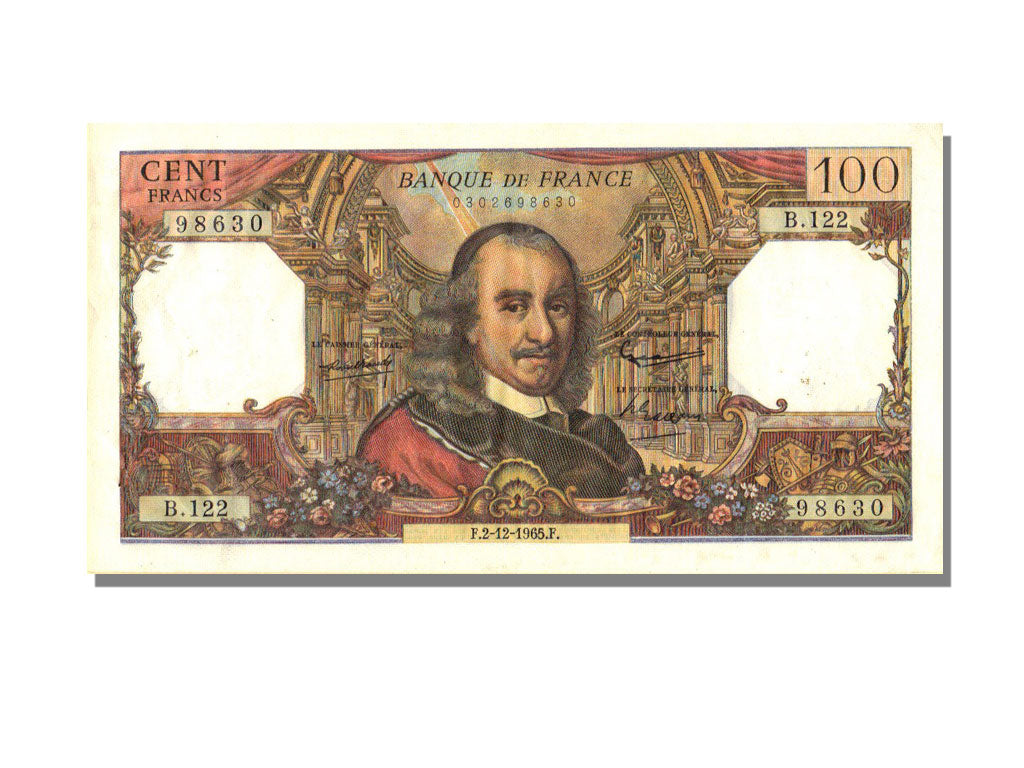 France, 100 Francs, 100 F 1964-1979 ''Corneille'', 1965, KM #149a, 1965-02-04,..