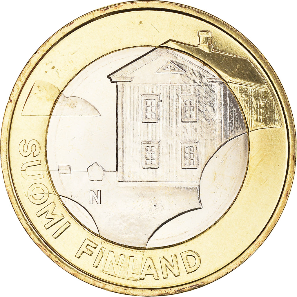 Finland, 5 Euro, Ostrobothnia, 2013, MS(64), Bi-Metallic, KM:205