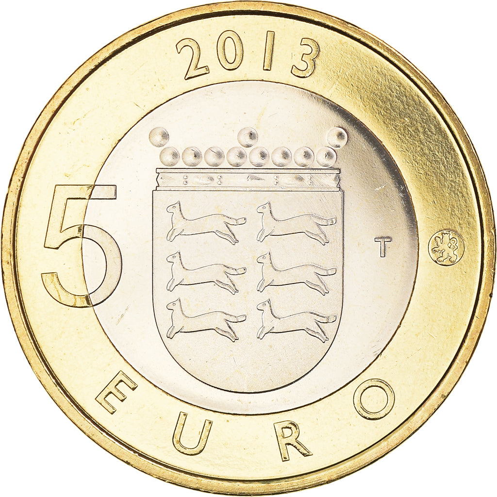 Finland, 5 Euro, Ostrobothnia, 2013, MS(64), Bi-Metallic, KM:205