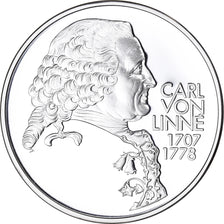 Coin, Sweden, Carl Von Linne, 20 ECU, 1995, MS(65-70), Silver