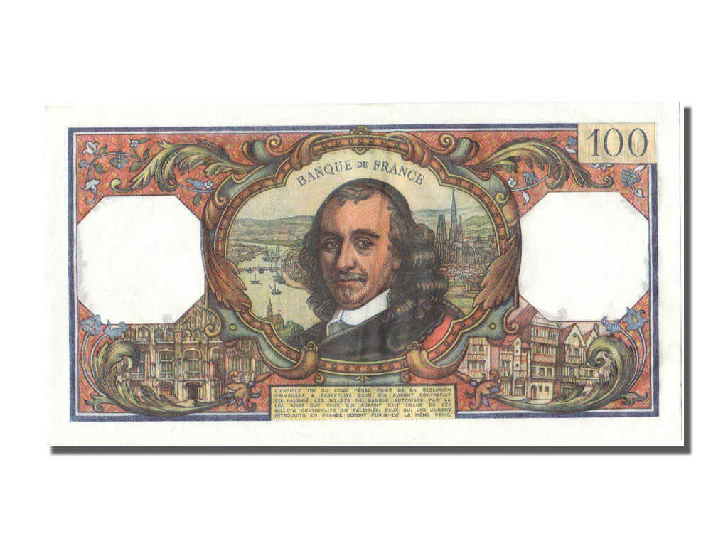 Billete, Francia, 100 Francs, 100 F 1964-1979 ''Corneille'', 1977, 1977-06-02