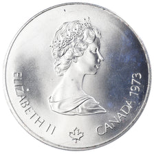 Monnaie, Canada, Elizabeth II, 1976 Olympics - Map of North America, 5 Dollars