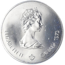 Moeda, Canadá, Elizabeth II, 1976 Olympics - Kingston & Sailboats, 5 Dollars