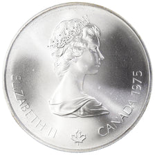 Coin, Canada, Elizabeth II, 1976 Olympics - Platform Diver, 5 Dollars, 1975