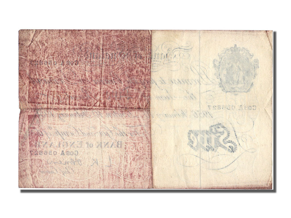 Billet, Grande-Bretagne, 5 Pounds, 1956, 1956-02-10, TTB