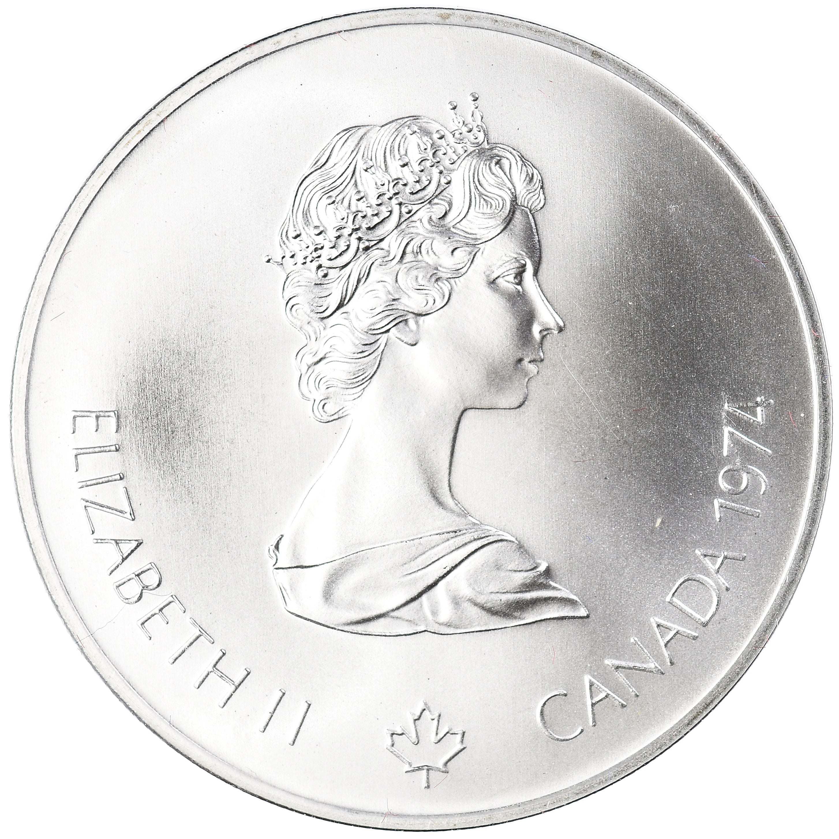 Coin, Canada, Elizabeth II, 1976 Olympics - Rowing, 5 Dollars, 1974, Royal