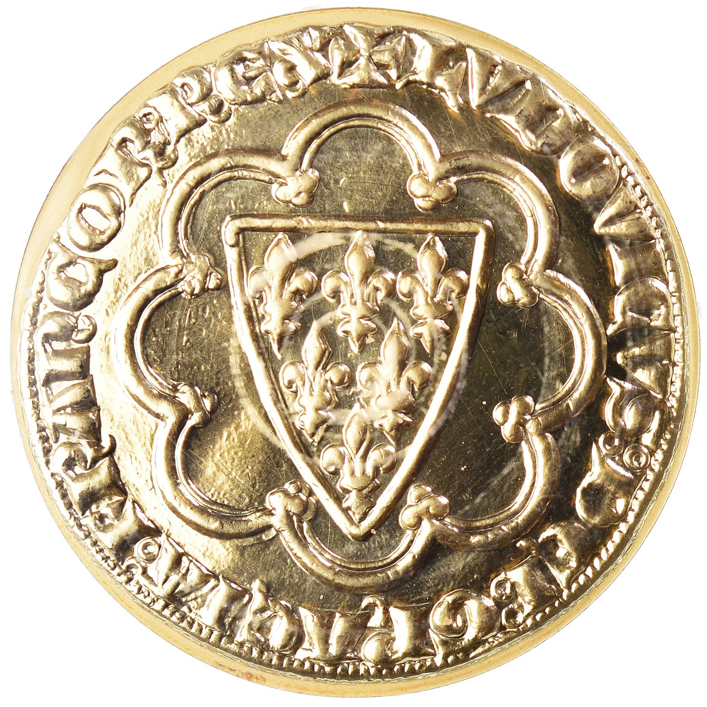 France, 100 Francs, L’Écu de Saint Louis, 2000, Paris, Proof, Gold, MS(64)