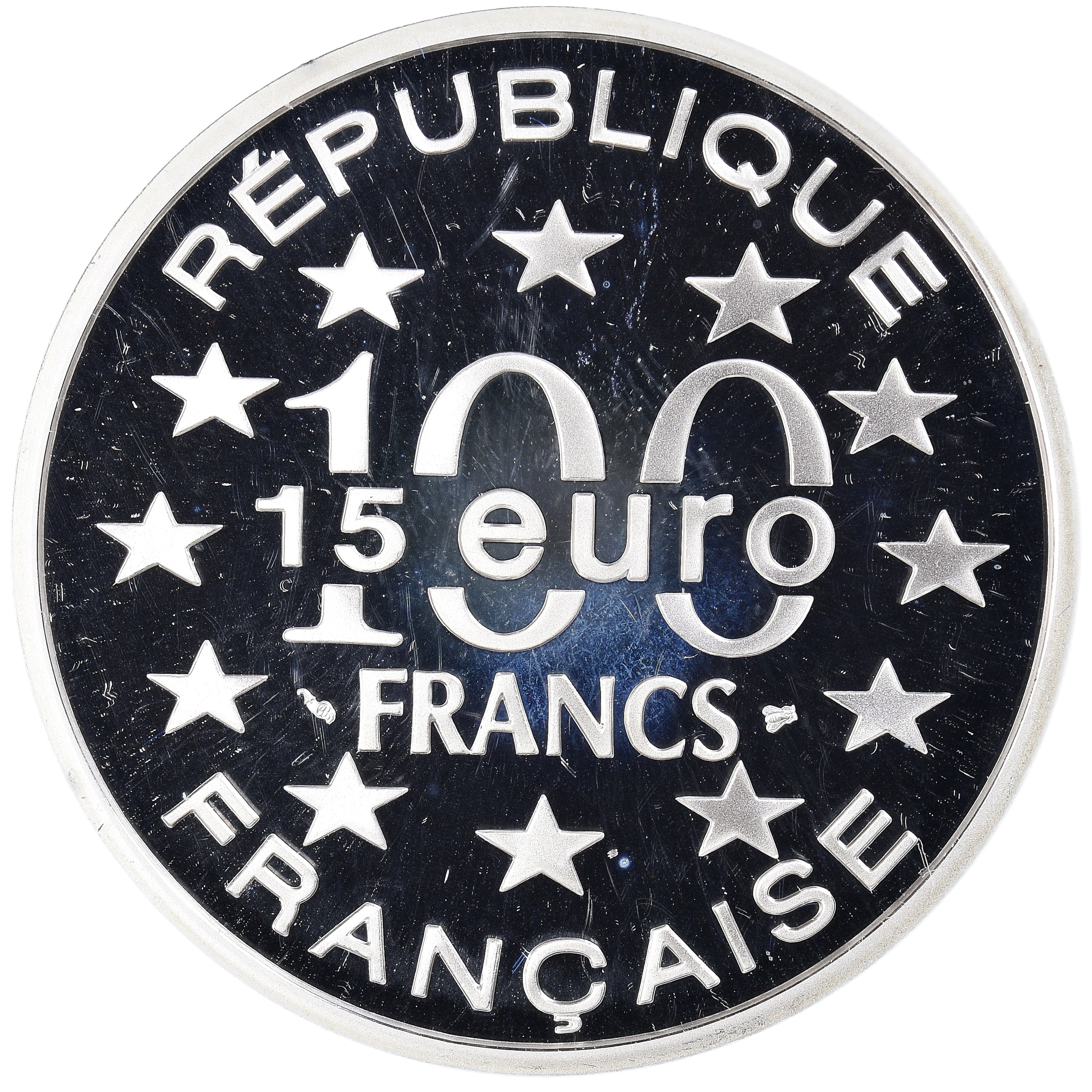 Monnaie, France, Monnaie de Paris, Magere Brug à Amsterdam, 100 Francs-15 Euro