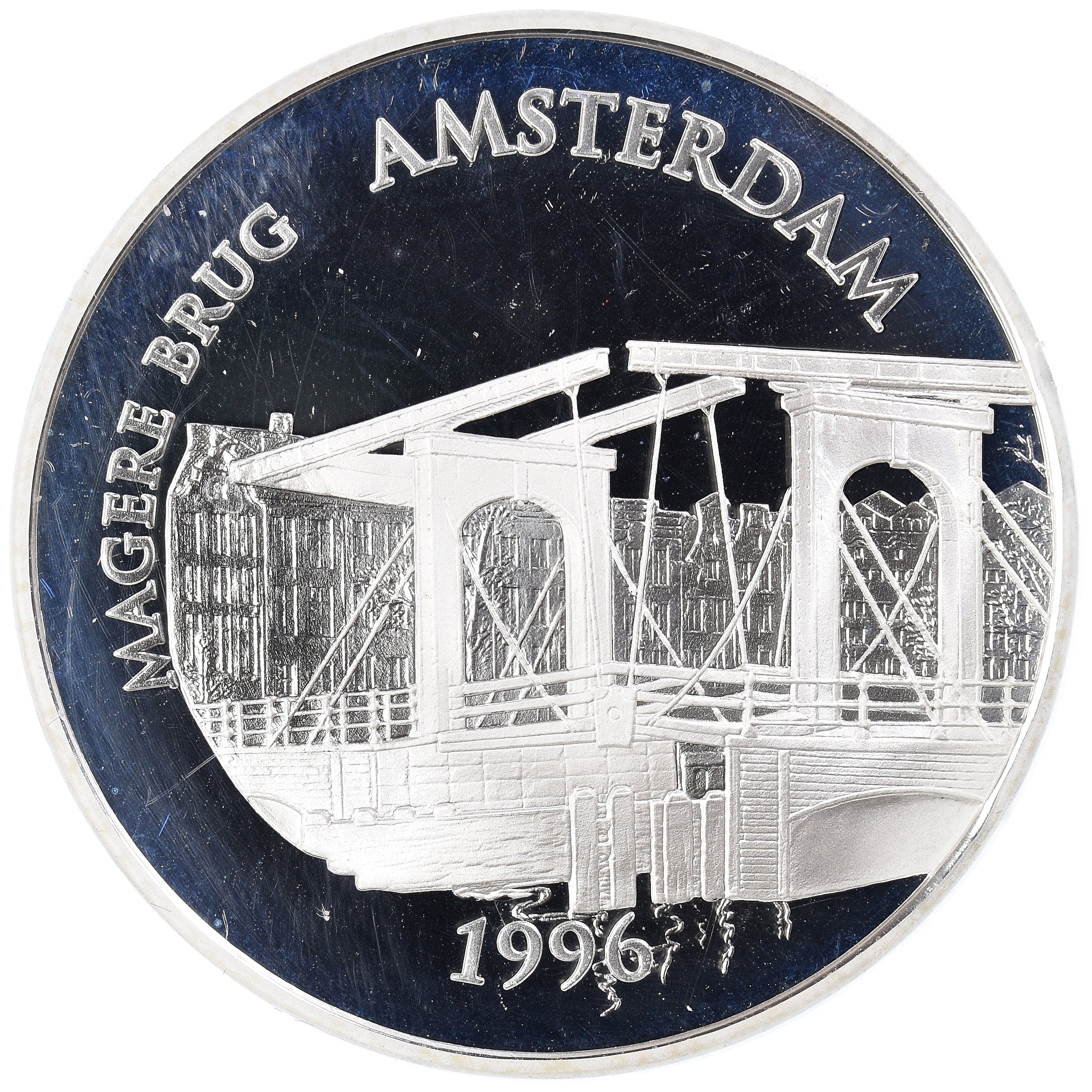 Monnaie, France, Monnaie de Paris, Magere Brug à Amsterdam, 100 Francs-15 Euro