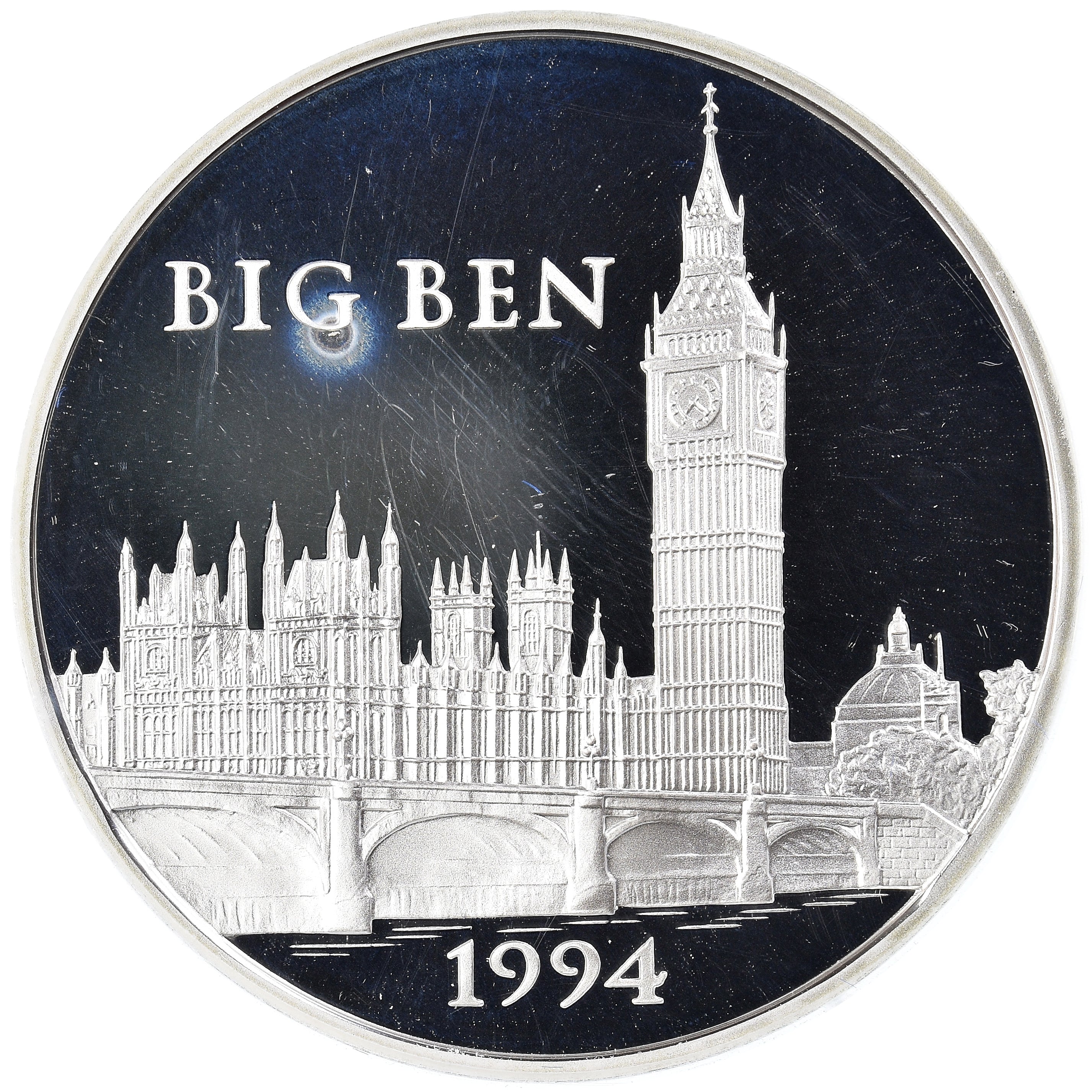Coin, France, Monnaie de Paris, Big Ben, 100 Francs-15 Ecus, 1994, Paris, Proof