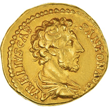 Coin, Marcus Aurelius, Aureus, 156-157, Rome, AU(50-53), Gold, RIC:469b