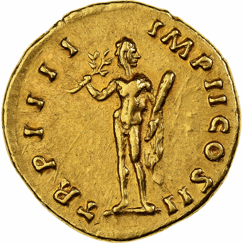 Lucius Verus, Aureus, 163-164, Rome, Oro, EBC, RIC:517