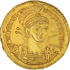 Constantius II, Solidus, 355-360, Arles, Very rare, Gold, AU(55-58), RIC:234