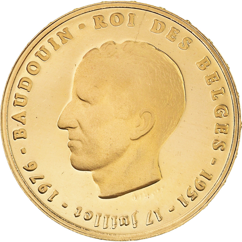 Munten, België, Baudouin I, 25th Anniversary of Accession, 20 Francs, 20 Frank