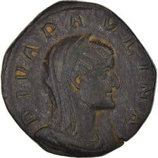 Diva Paulina, Sesterzio, 235-236, Rome, Bronzo, MB+, RIC:3