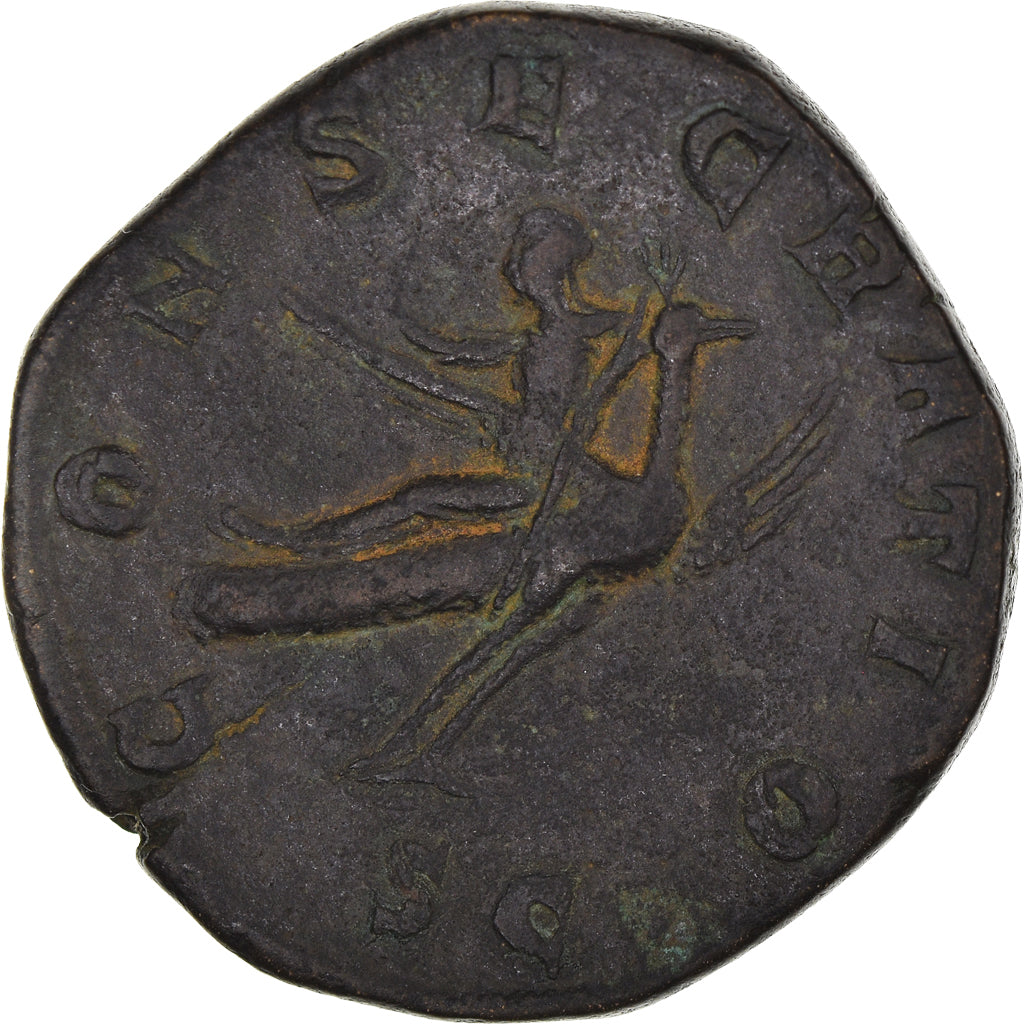 Diva Paulina, Sesterzio, 235-236, Rome, Bronzo, MB+, RIC:3