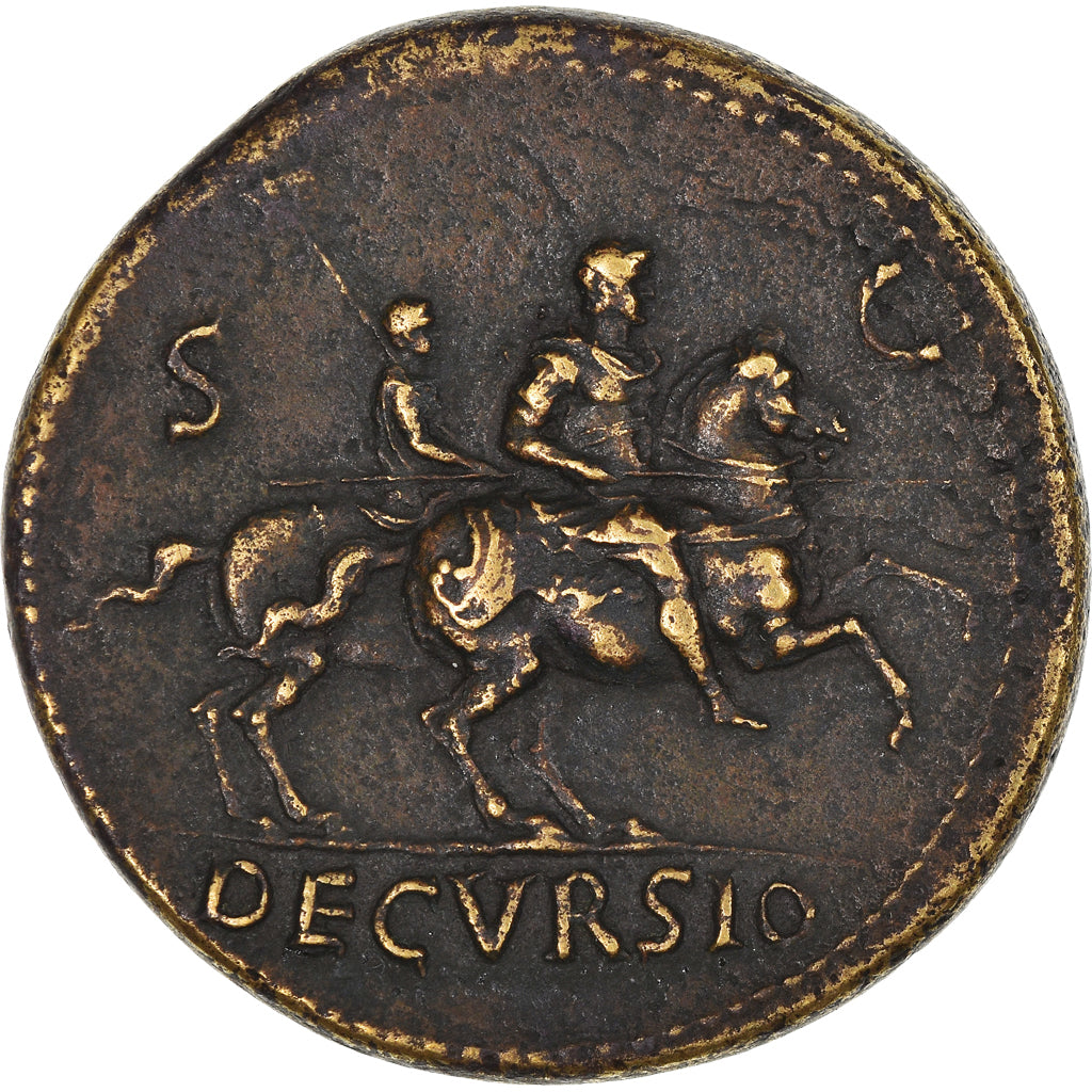 Nero, Sestertius, 62-68, Rome, Bronzen, ZF, RIC:170