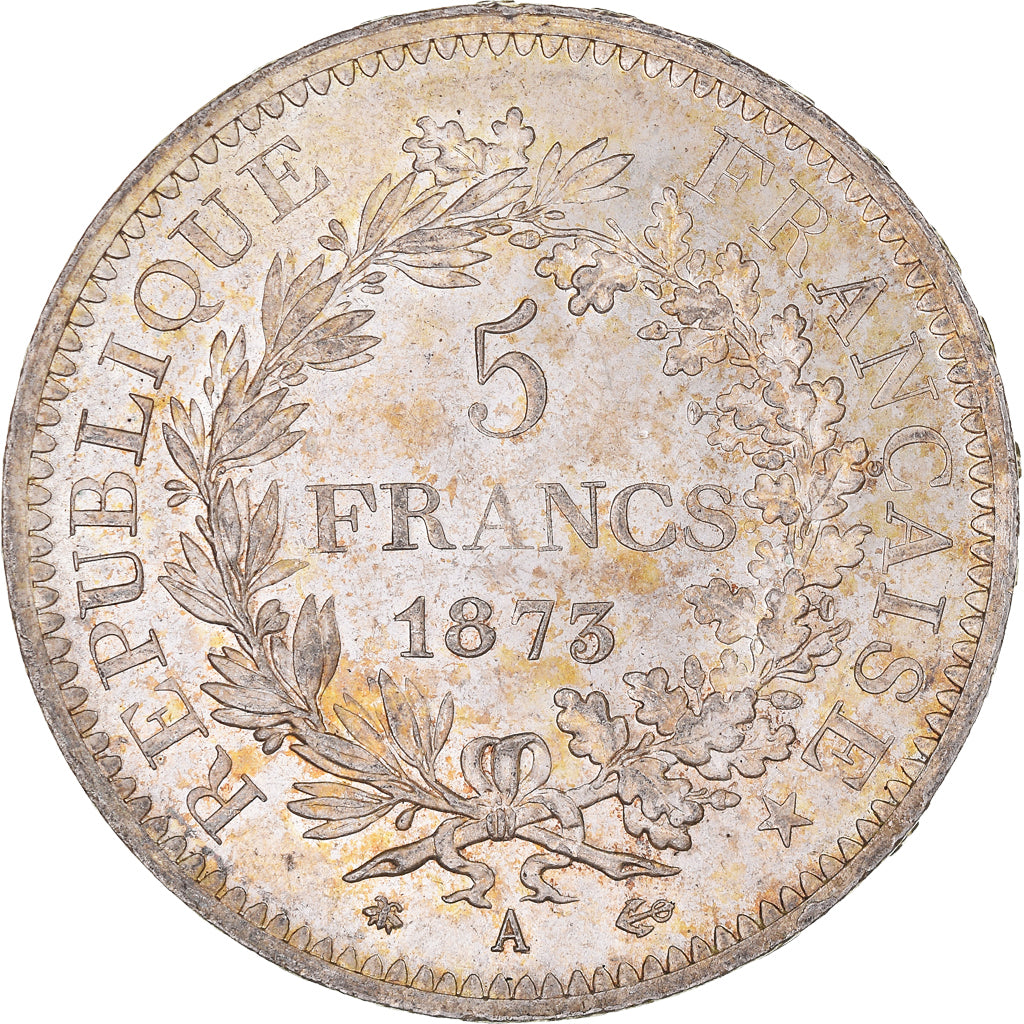 Monnaie, France, Hercule, 5 Francs, 1873, Paris, SUP+, Argent, Gadoury:745.a