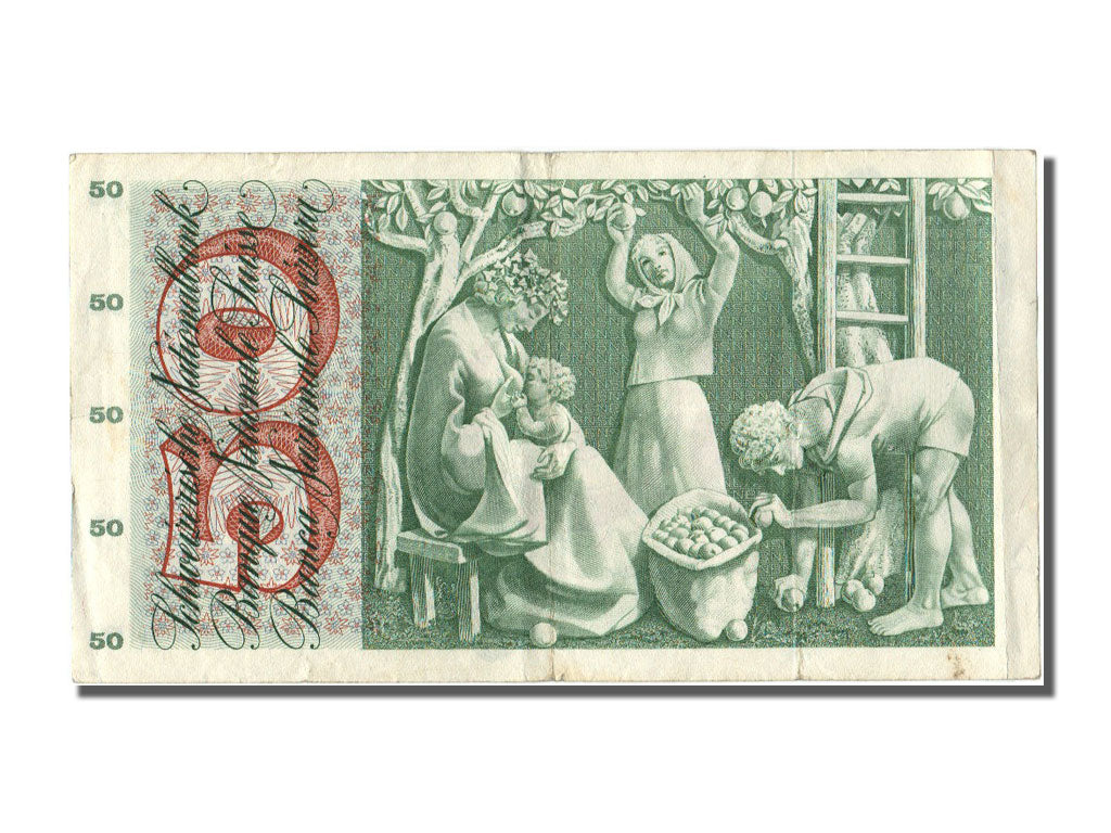 Billet, Suisse, 50 Franken, 1961, 1961-12-21, TTB