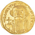 Constans II, Solidus, 641-654, Constantinople, Or, SUP+, Sear:956